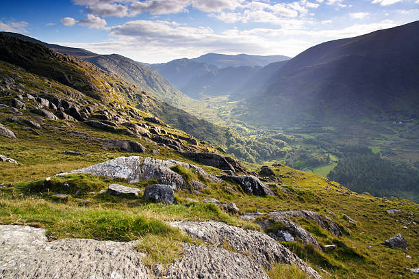 Sunlight enlights a Valley.